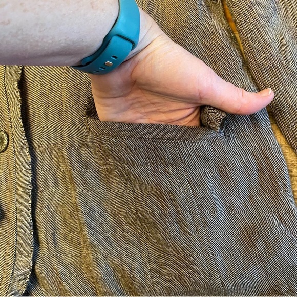 J. Jill Tweed Wool Blend Lined Pocket Blazer Size 16 Classic Neutral Office - Picture 9 of 11